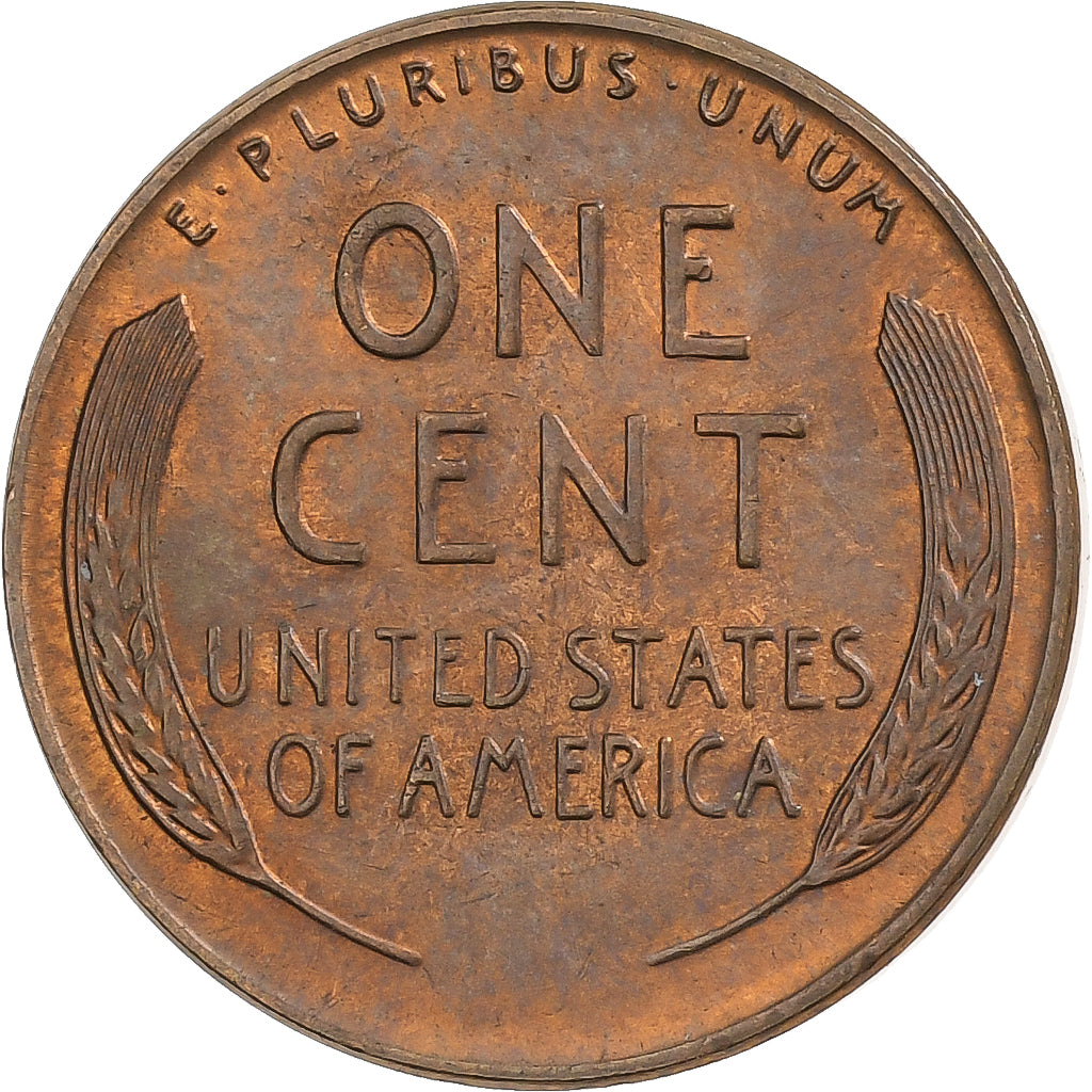 USA, Cent, Lincoln, 1951, Philadelphia, Brązowy, EF(40-45)