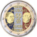 Francia, 2 Euro, Élysée Treaty, Colourized, 2013, MDP, Bimetálico, FDC
