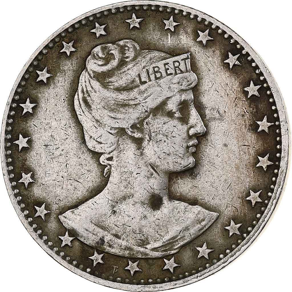 Brésil, 200 Reis, Liberté, 1901, Cupro-nickel, TB