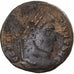 Constantijn I, Follis, 322-325, Ticinum, Bronzen, FR+, RIC:167