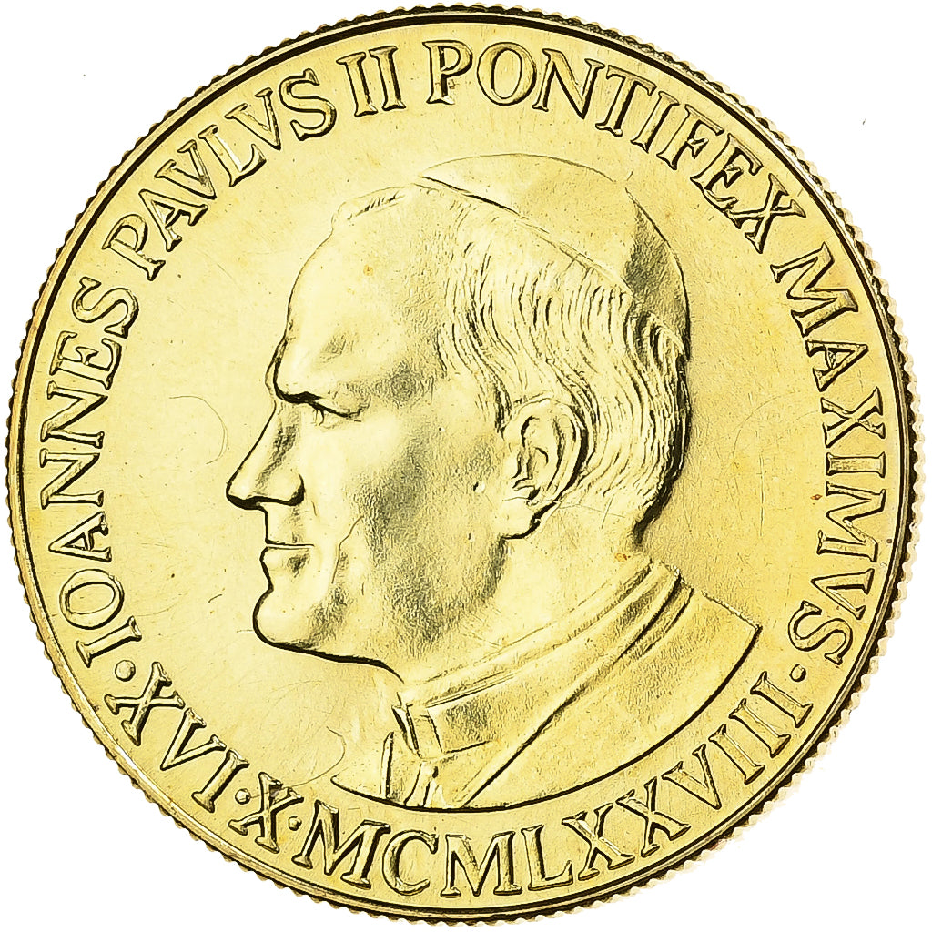 Vatican, Medal, John Paul II, 1980, MDP, Gold, MS(65-70)