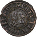 Hiszpania, Philip IV, 16 Maravedis, 1663, Cuenca, Miedź, VF(30-35), KM:172.3