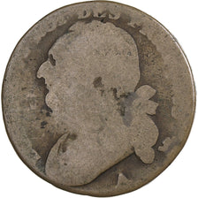 França, Louis XVI, 12 deniers françois, 1793 / AN 5, Paris, Métal de cloche