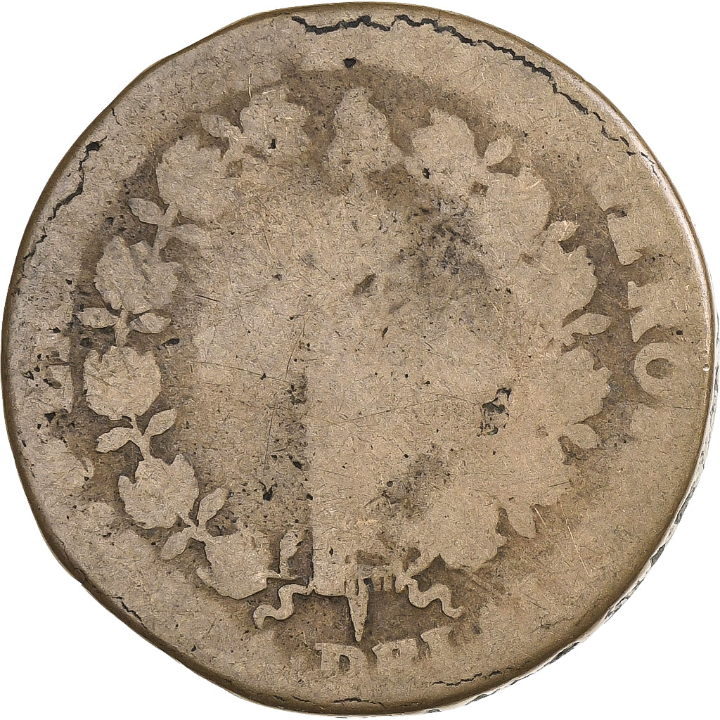 France, Louis XVI, 12 deniers François, Nantes, Métal de cloche, F(12-15)