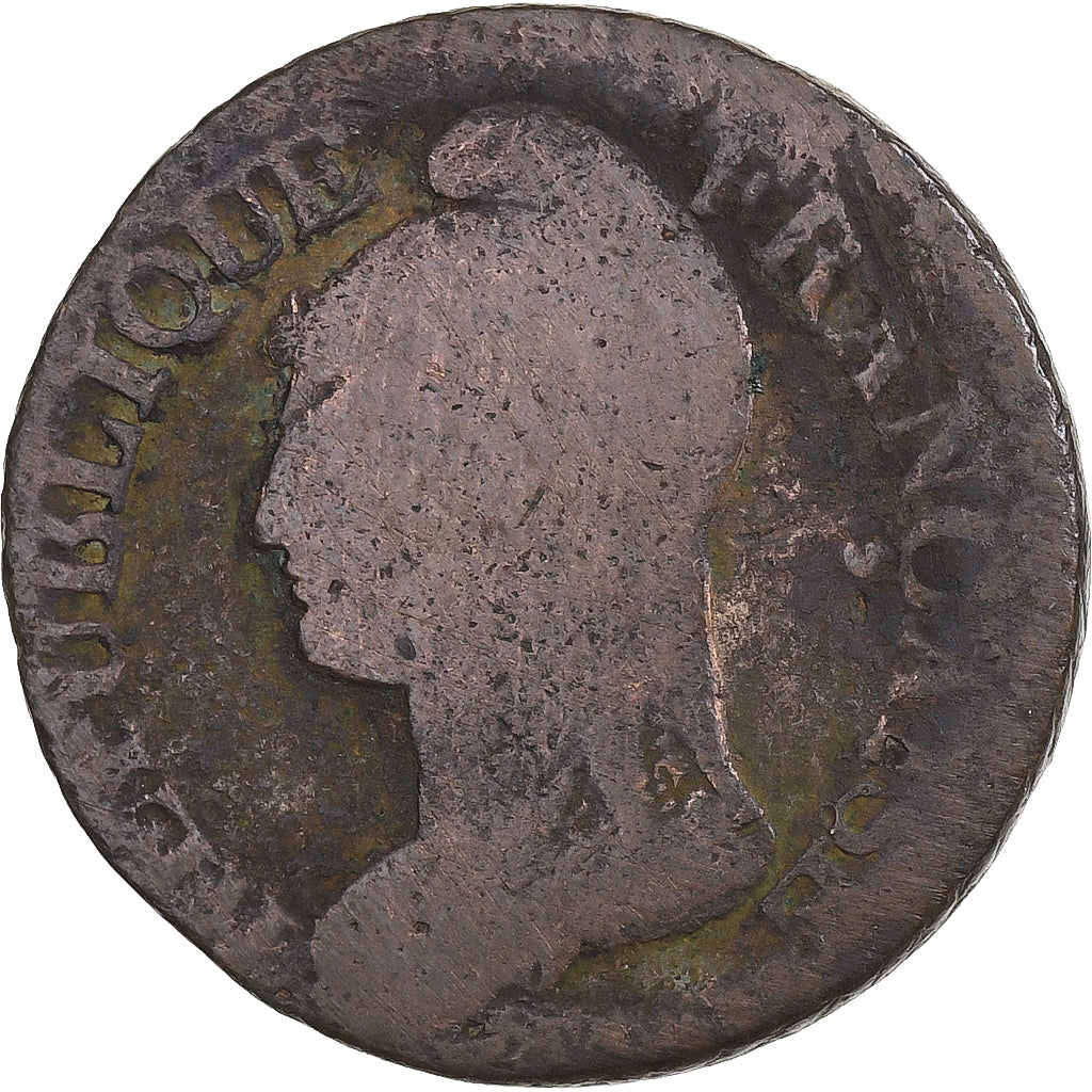 Frankrijk, 5 Centimes, Dupré, AN 5, Lille, Koper, ZG+