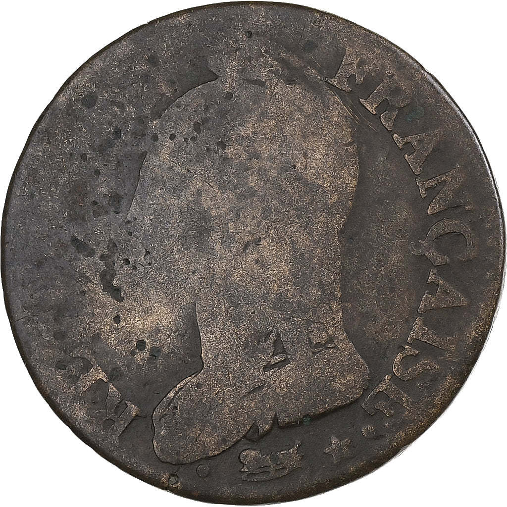 Frankrijk, 5 Centimes, Dupré, AN 5, Paris, Koper, ZG+