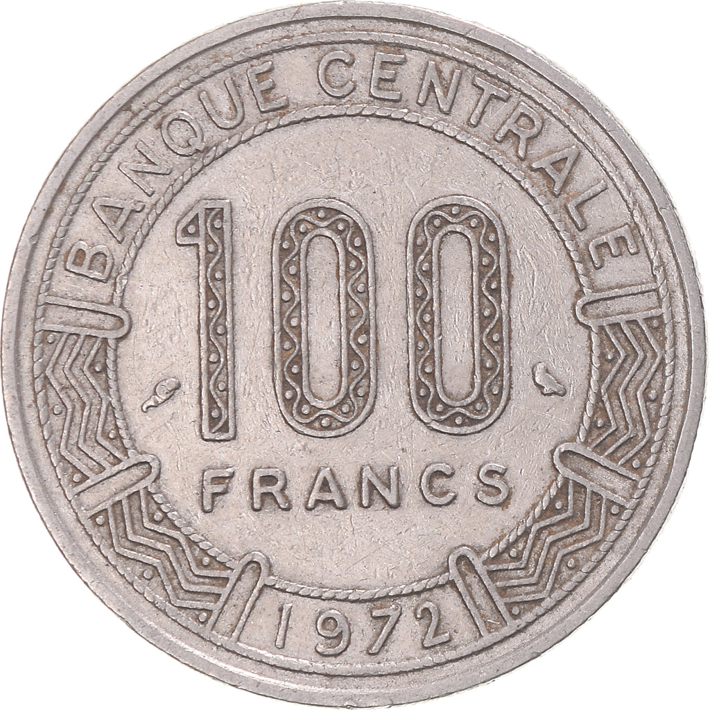 Moneta, Kamerun, 100 Francs, 1972