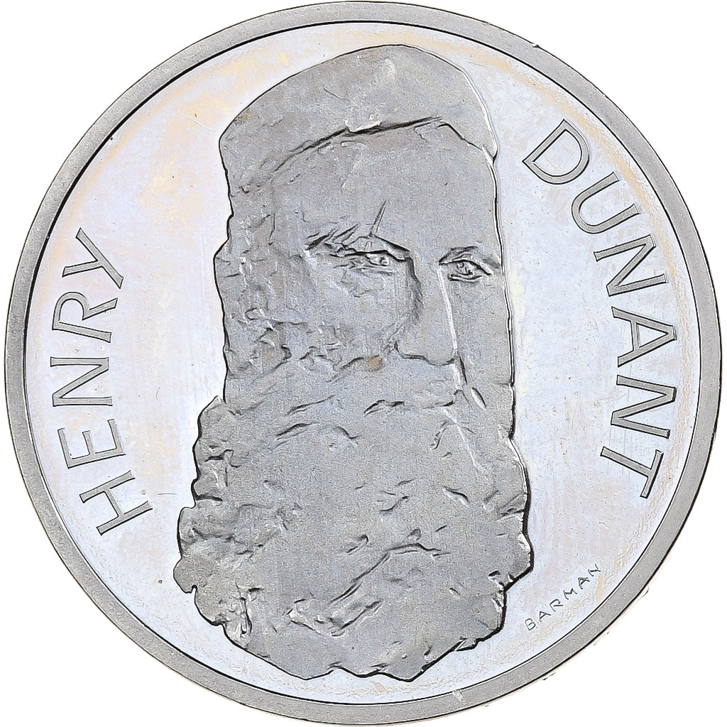 Svizzera, 5 Francs, Henry Dunant, 1978, Bern, FS, Cupronickel, SPL