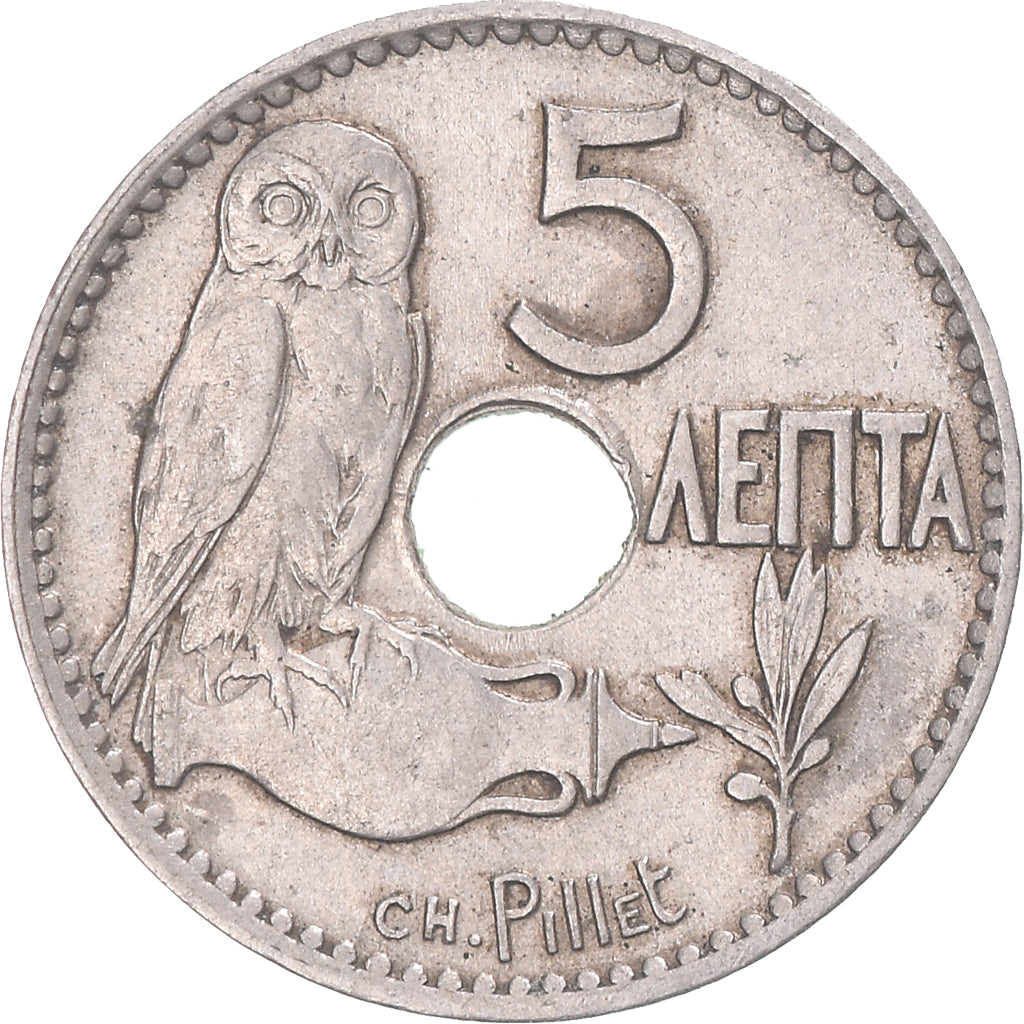 Griekenland, 5 Lepta, 1912