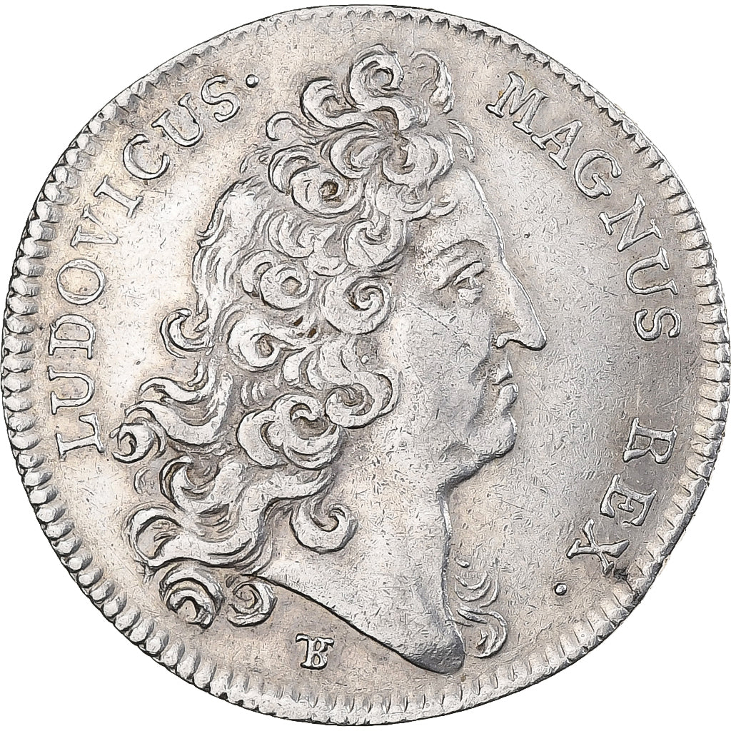 Francia, ficha, Louis XIV, Bâtiments du Roi, 1715, Argento, BB+