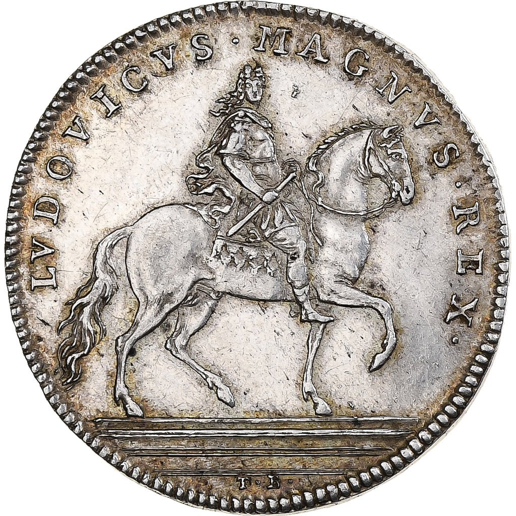 France, Jeton, Louis XIV, Etats de Bretagne, 1693, Argent, TTB+