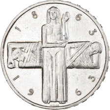 Switzerland, 5 Francs, Swiss Red Cross, 1963, Bern, Silver, AU(55-58)