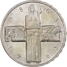 Switzerland, 5 Francs, Swiss Red Cross, 1963, Bern, Silver, AU(50-53)