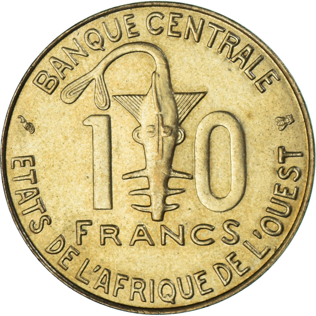 Coin, West African States, 10 Francs, 1997