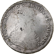 Kingdom of Naples, Ferdinando IV, Piastre, 1767, Naples, Silver, VF(20-25)