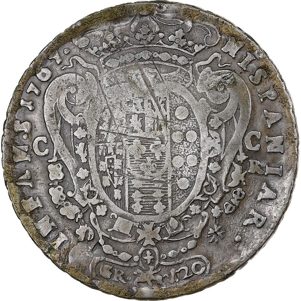 Kingdom of Naples, Ferdinando IV, Piastre, 1767, Naples, Silver, VF(20-25)