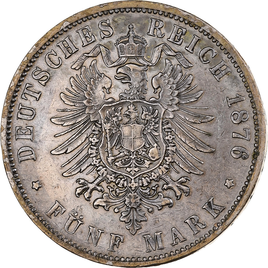Kingdom of Prussia, Wilhelm I, 5 Mark, 1904, Hanover, Silver, EF(40-45)