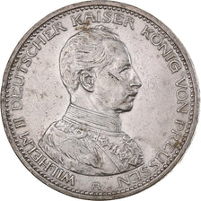 Kingdom of Prussia, Wilhelm II, 5 Mark, 1913, Berlin, Argento, BB