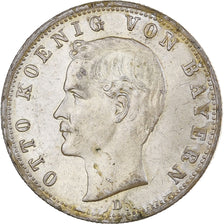 Kingdom of Bavaria, Otto, 2 Mark, 1908, Munich, Silver, EF(40-45)