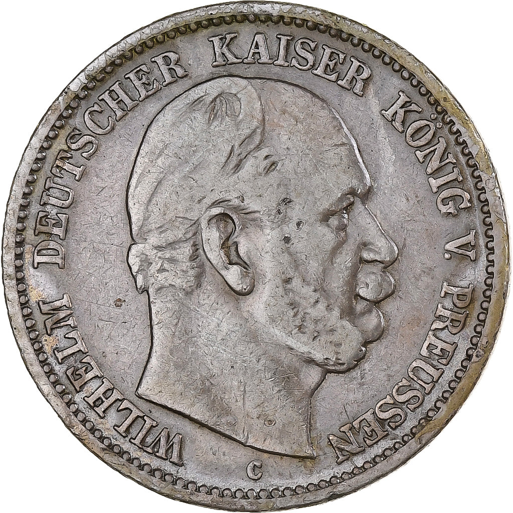 Kingdom of Prussia, Wilhelm I, 2 Mark, 1877, Frankfurt am Main, Silver