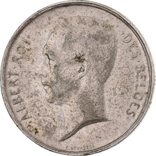 Belgium, Albert I, 2 Francs, 1911, Bruxelles, Silver, VF(30-35)