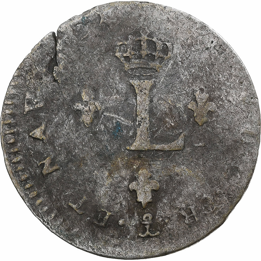 Frankreich, Louis XV, Double Sol, 1739, Dijon, Billon, S