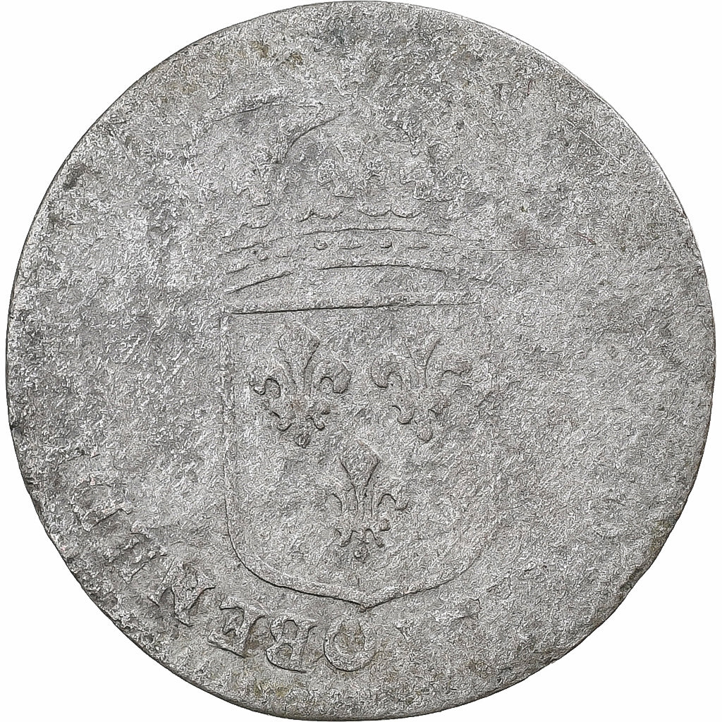 Francia, Louis XIV, Quinzain, Paris, Vellón, BC+