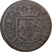 Kingdom of Valencia, Philip V, Seiseno, 1709, Cobre, BC+