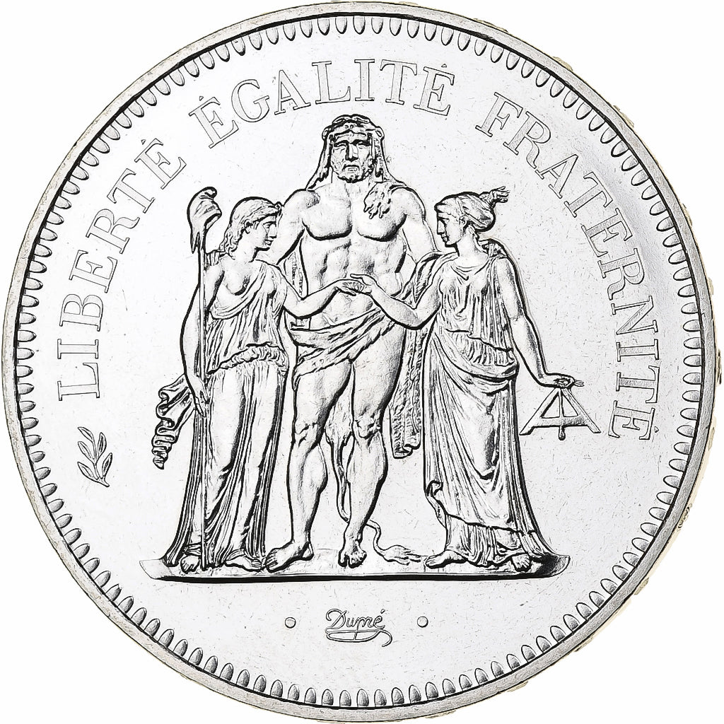 France, 50 Francs, Hercule, 1980, MDP, série FDC, Silver, MS(65-70)