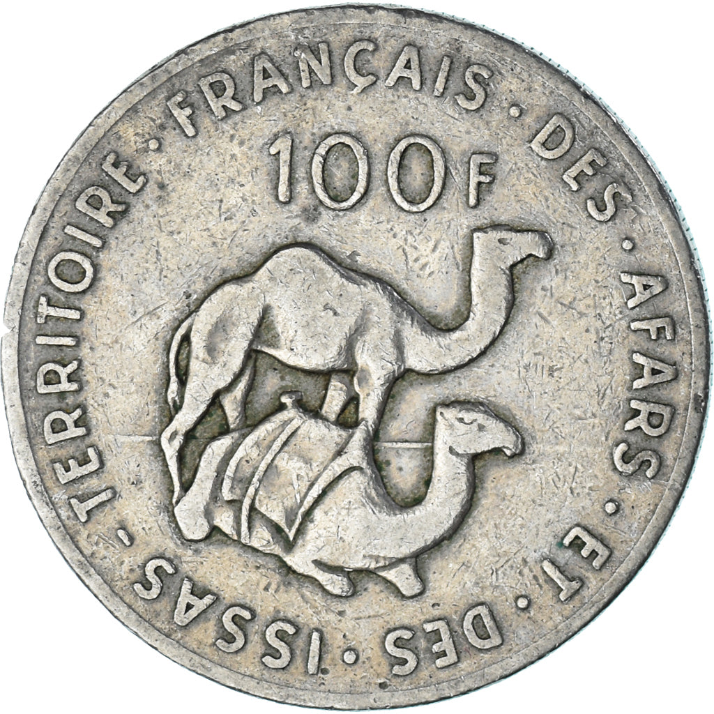 Moeda, TERRITÓRIO FRANCÊS DOS AFARS E ISSAS, 100 Francs, 1970