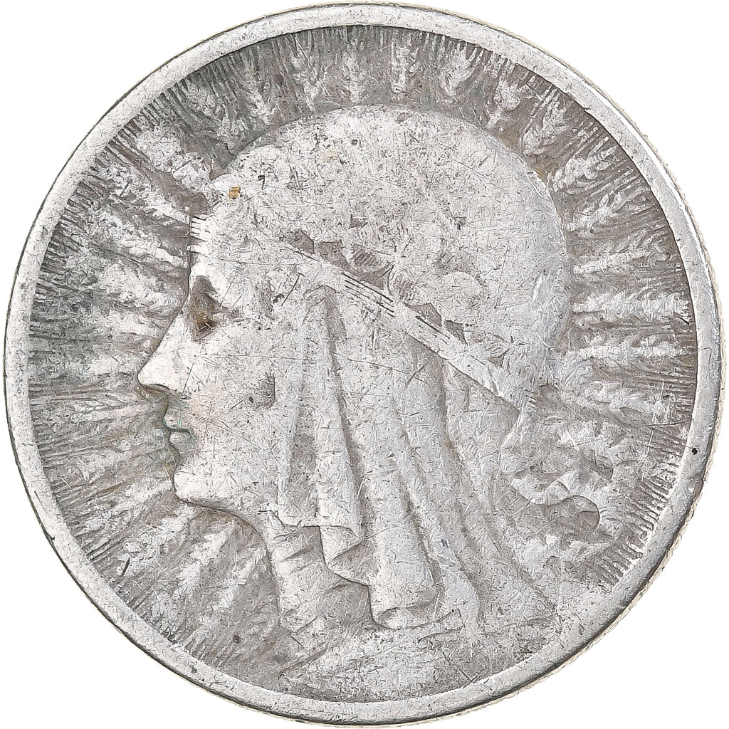 Poland, 2 Zlote, Polonia, 1932, Warsaw, Silver, VF(20-25)