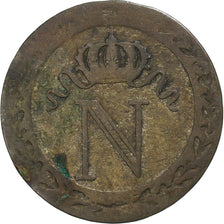 Frankreich, Napoleon I, 10 Centimes, Strasbourg, Billon, SGE+