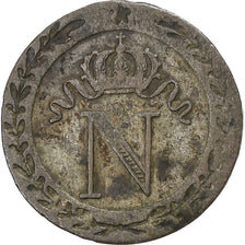 France, Napoléon Ier, 10 Centimes, 1810, Nantes, Billon, TB, Gadoury:190