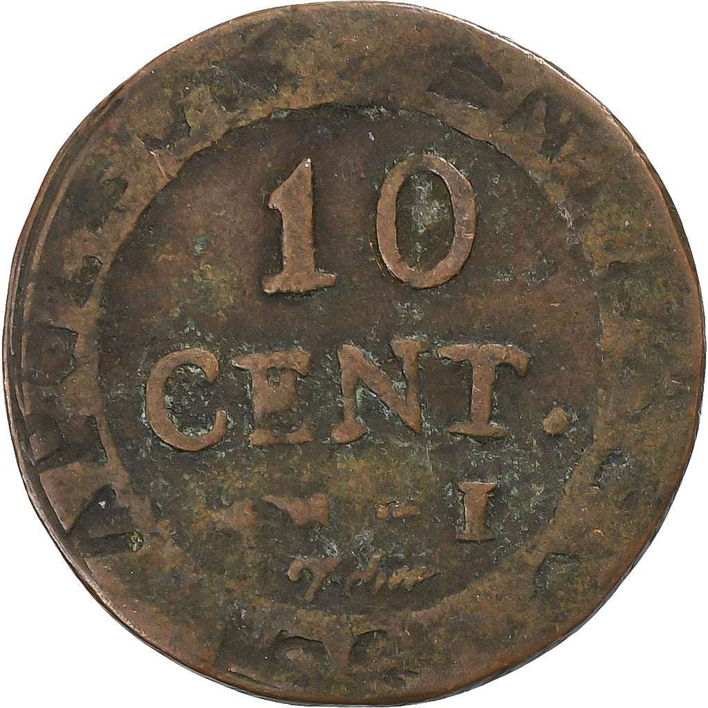 France, Napoleon I, 10 Centimes, Limoges, Contemporary forgery, Billon, F(12-15)