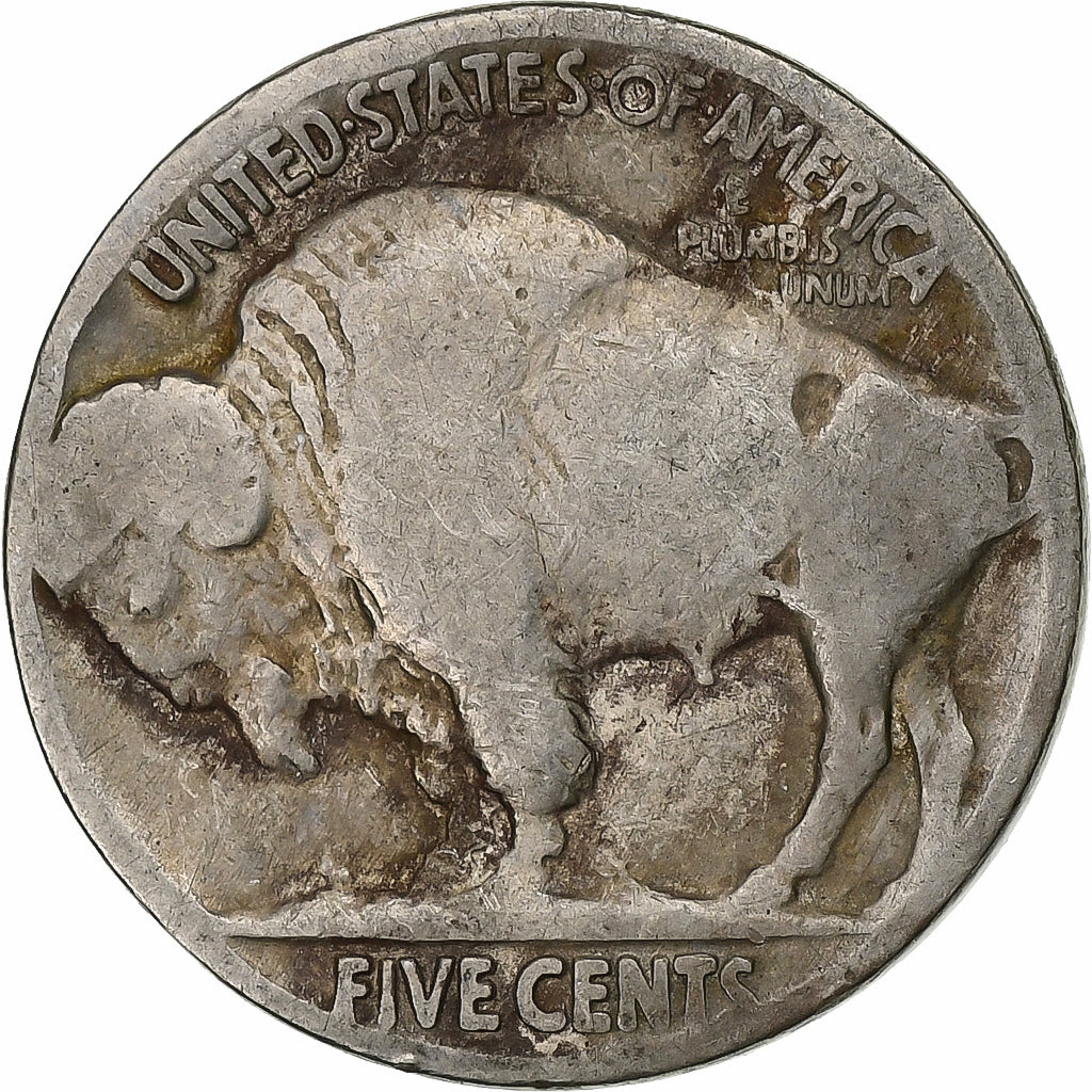 Stati Uniti, 5 Cents, Buffalo Nickel, 1925, Philadelphia, Rame-nichel, MB