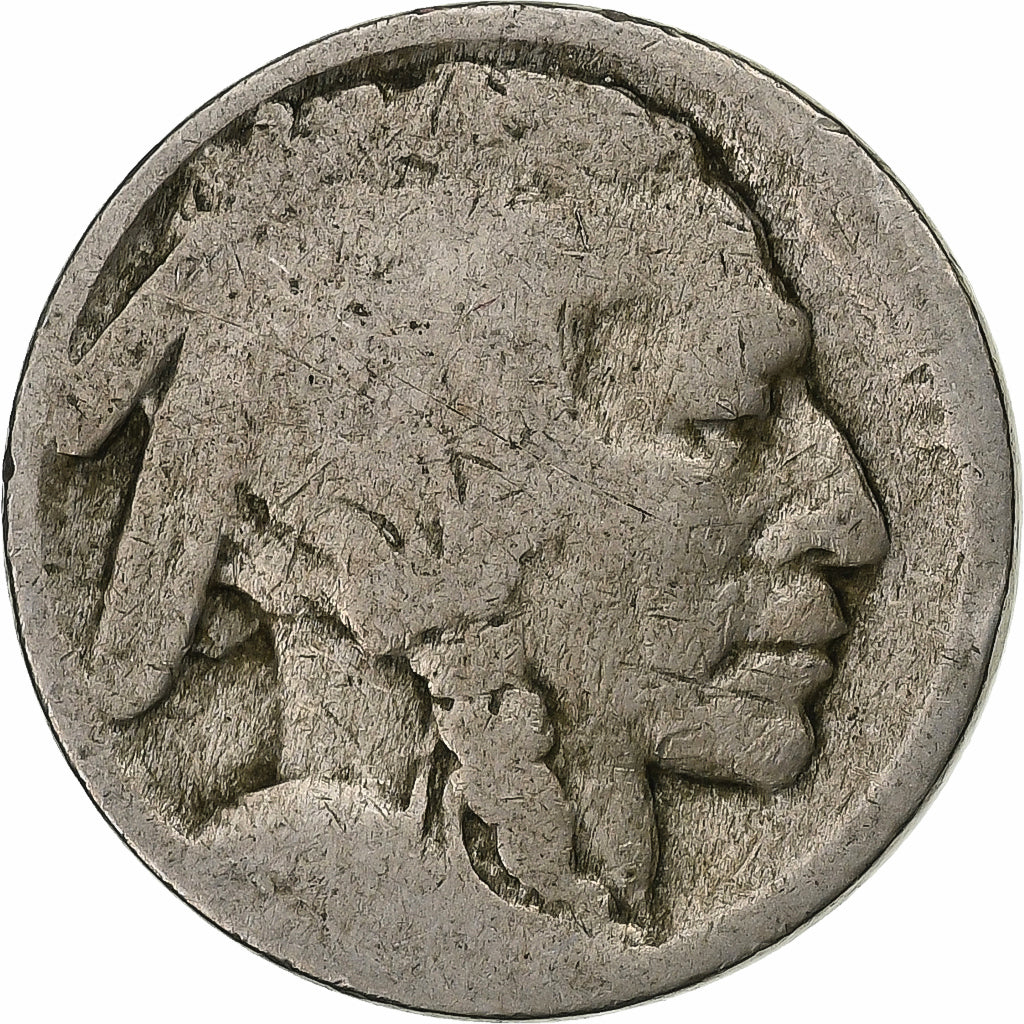 Stati Uniti, 5 Cents, Buffalo Nickel, Philadelphia, Rame-nichel, MB