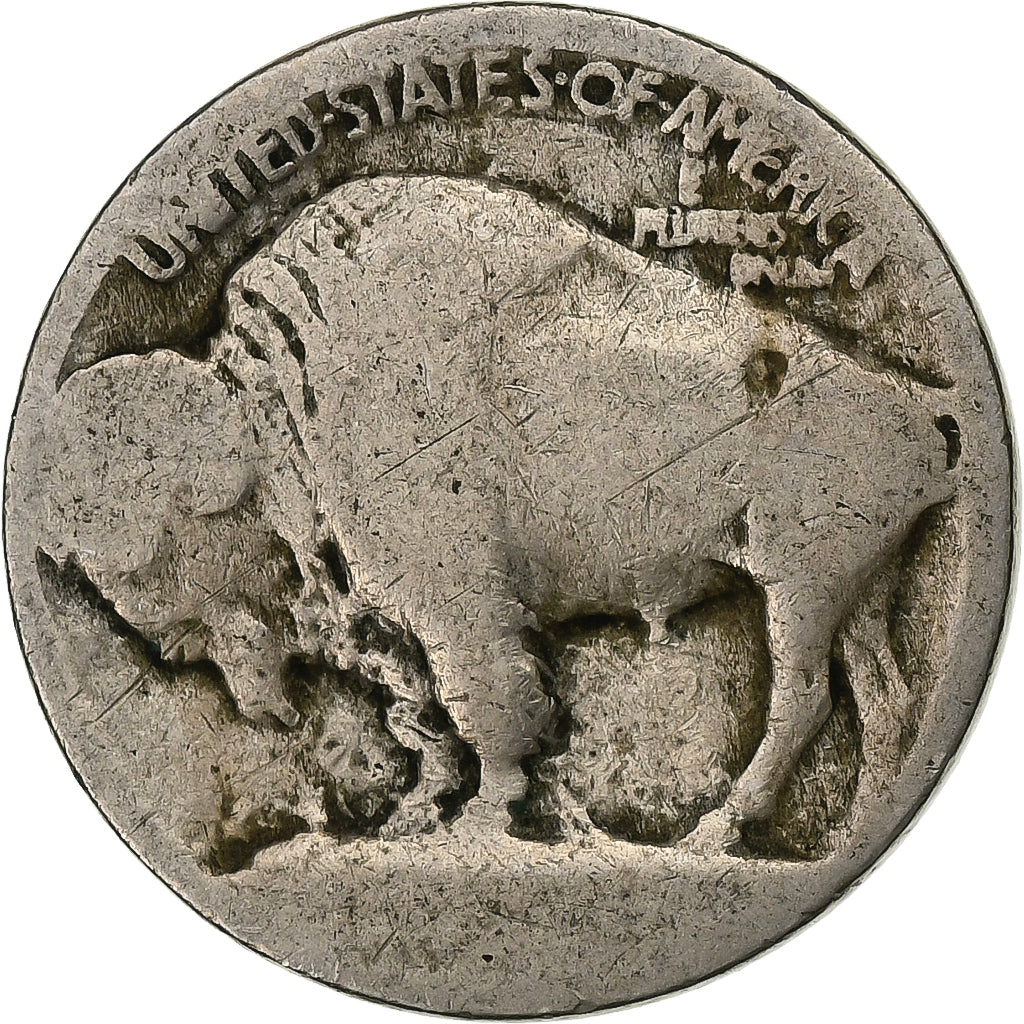 Stati Uniti, 5 Cents, Buffalo Nickel, Philadelphia, Rame-nichel, MB