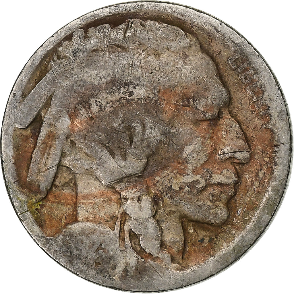 Stati Uniti, 5 Cents, Buffalo Nickel, Philadelphia, Rame-nichel, MB