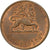 Ethiopia, Haile Selassie I, 5 Santeem, 1936, Copper, VF(30-35)