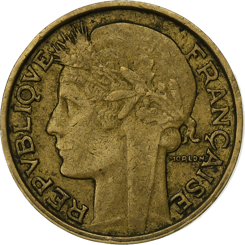 France, 50 Centimes, Morlon, 1932, Pessac, Cupro-Aluminium, VF(30-35)