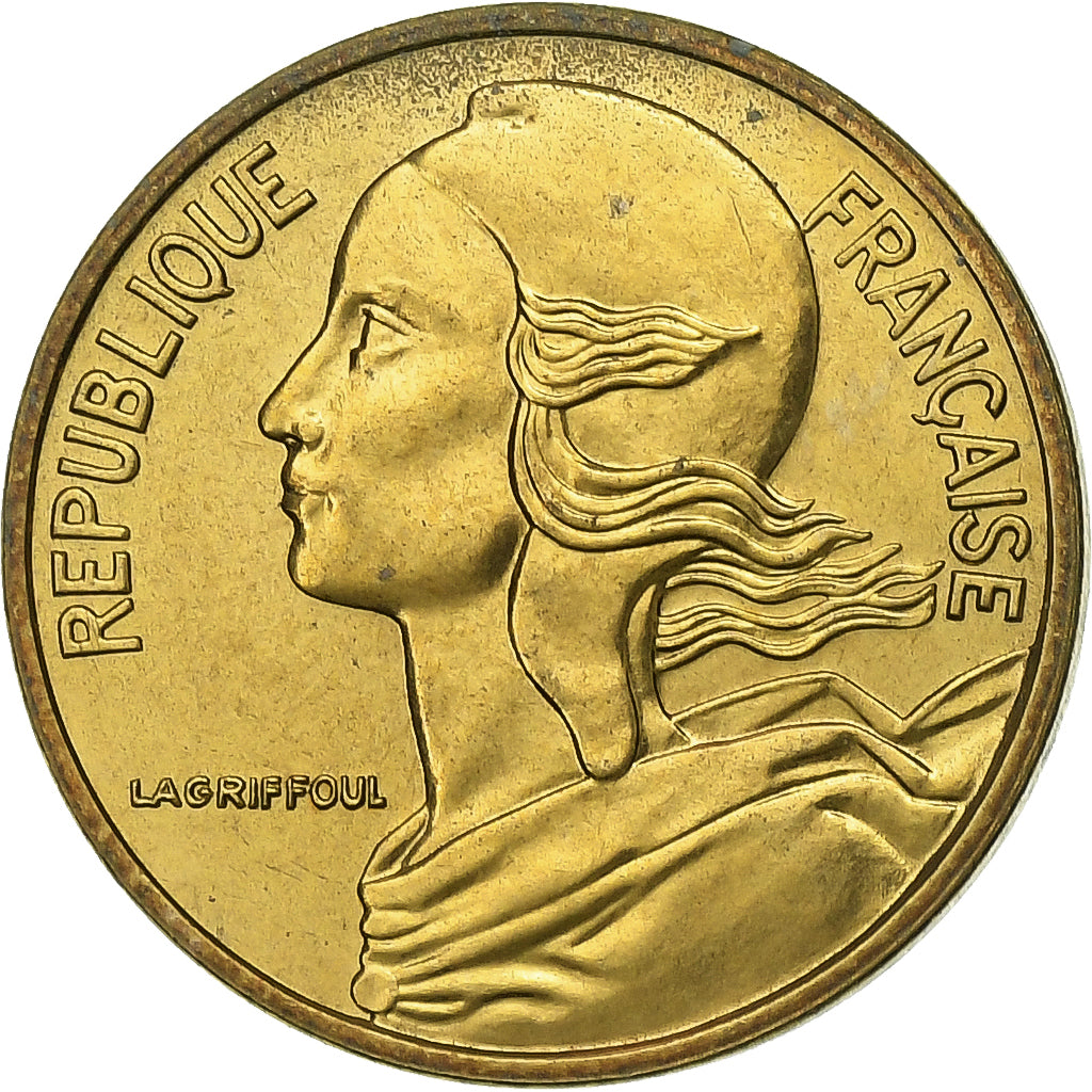Frankrijk, 5 Centimes, Marianne, 1980, MDP, série FDC, Aluminum-Bronze, FDC