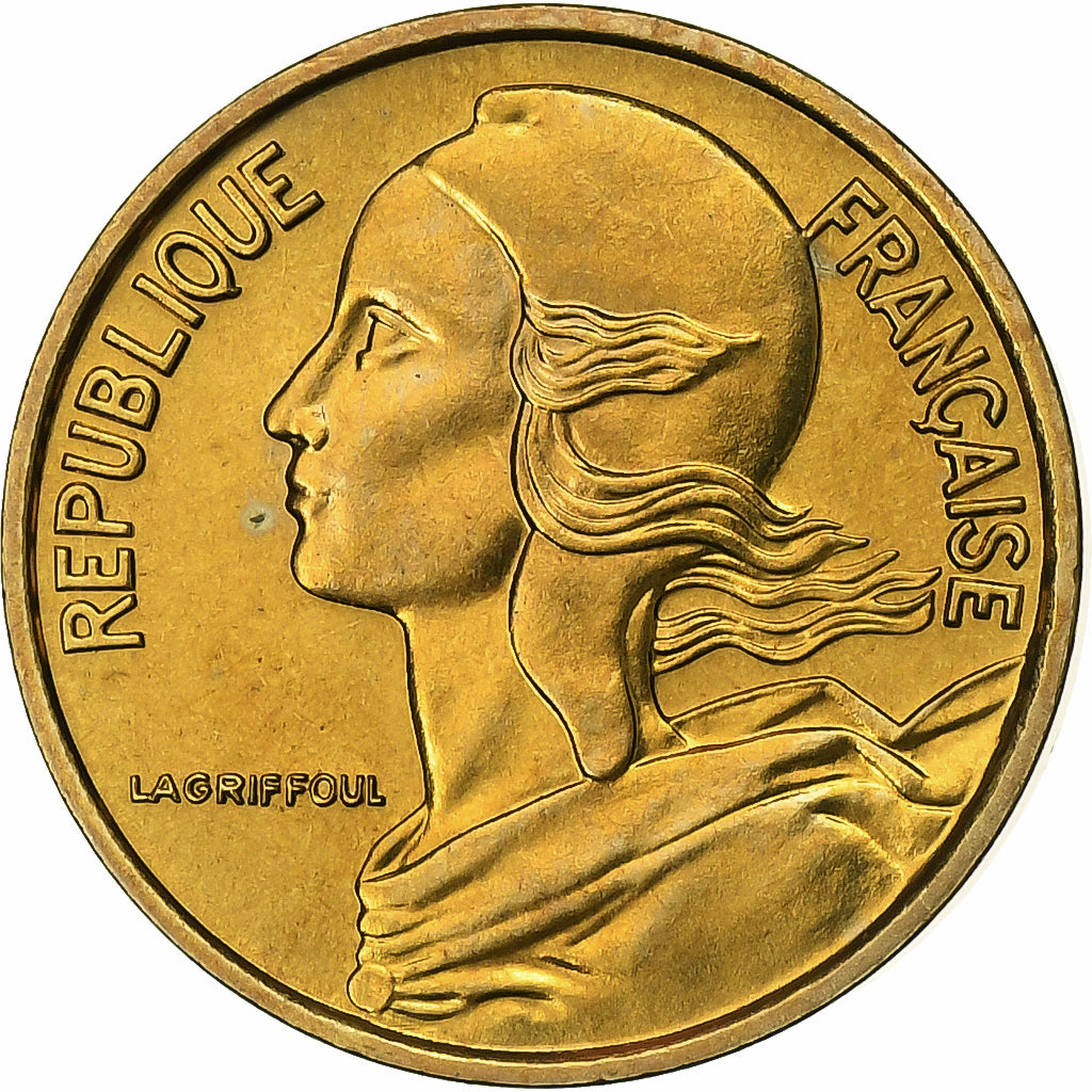 Francia, 5 Centimes, Marianne, 1971, MDP, série FDC, Aluminio - bronce, FDC