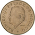 Mónaco, Rainier III, 10 Francs, 1975, MDP, série FDC, Cobre-Níquel-Alumínio