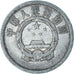 Coin, China, 2 Fen, 1963