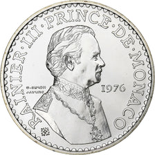 Monaco, Rainier III, 50 Francs, 1976, MDP, série FDC, Silver, MS(65-70)