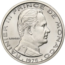 Monaco, Rainier III, 1 Franc, 1976, MDP, série FDC, Nichel, FDC