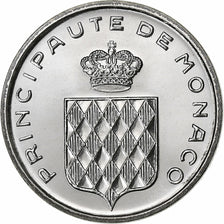 Monaco, Rainier III, Centime, 1982, MDP, série FDC, Stainless Steel, MS(65-70)