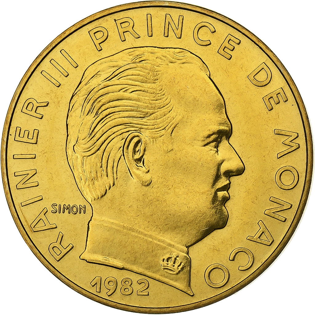Monaco, Rainier III, 20 Centimes, 1982, MDP, série FDC, Cupro-Aluminium