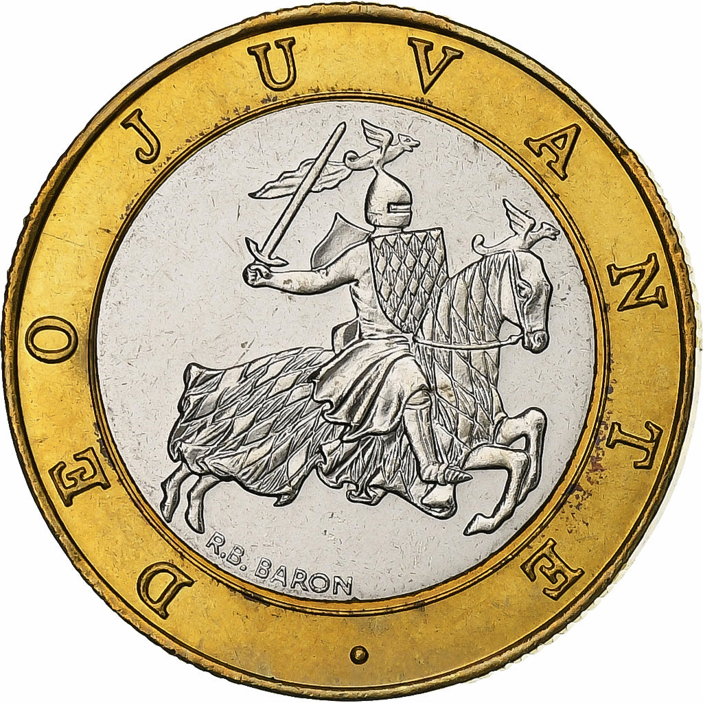 Mónaco, Rainier III, 10 Francs, 1995, MDP, Série BU, Bimetálico, MS(65-70)