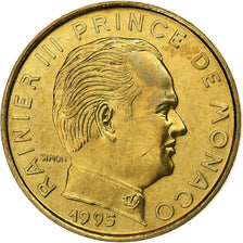 Monaco, Rainier III, 5 Centimes, 1995, MDP, Série BU, Aluminum-Bronze